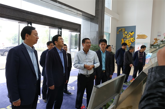 河南省平舆县县长赵峰带团莅临临海市农合联产业合作园区调研