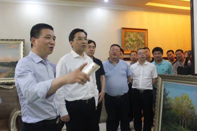蔡书记走访东方永安集团 —— 王权表示加大对临海投资